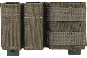 WarmHeartting Molle 5,56mm 9mm Triple Rivista Borsa Porta Caricatori Tasca portariviste Tattica Porta Caricatore Caccia Softair Accessori