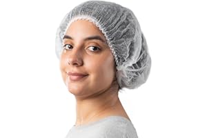 LeFluffy 300 Pack Universal Disposable Hair Nets for Women & Men - Non Woven Breathable Hairnets for Kitchen, Salon, Hospital - Premium Hygienic Hair Nets for Catering, Cooking, Hair Styling