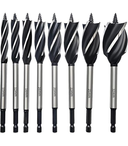 Am-Tech HSS-Bohrersatz Titanbeschichtet – 13-teilig, 6,35 Mm (1/4 Zoll) Schaft, Für Metall, Holz & Kunststoff