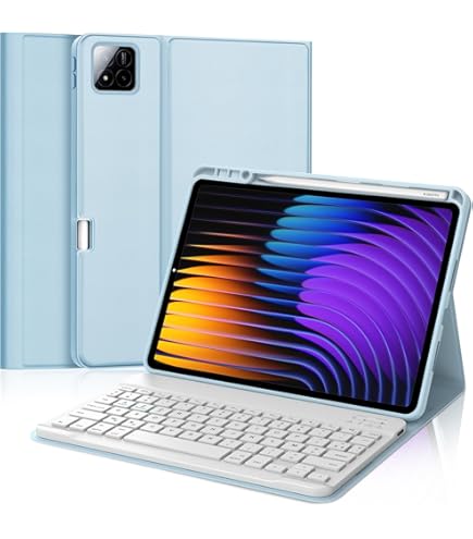 Clavier Tactile Xiaomi Mi Pad 7 / Pro - Support Magnétique Rabat - Noir