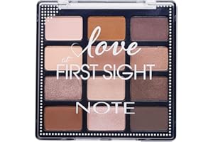 NOTE COSMETICS NOTE COSMETIQUE – Love at First Sight | Palette de Fard à Paupières | Palette de Maquillage Yeux | Ombre à Paupière pour toutes les Peaux (Daily Routine)