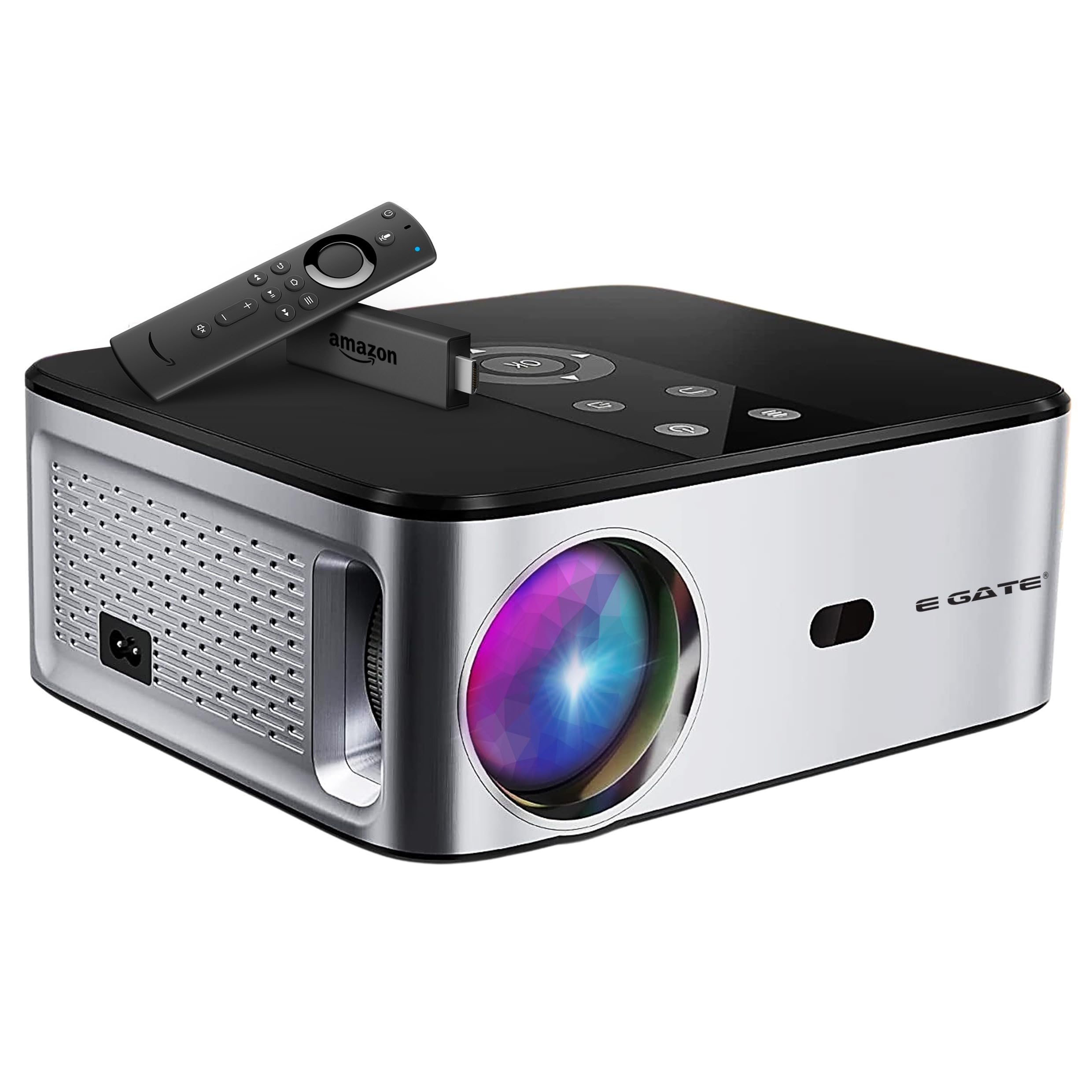 EGate O9 Pro - Zen, Dual OS - Android + FTS (Certified Netflix, Prime, Hotstar & More), Full HD 1080p Native, 9600L (690 ANSI