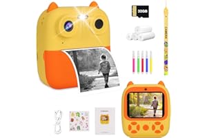 JOVELL Kids Camera, D8 Kids Camera for Girls, 1080P HD 2.8 Inch Screen Kids Digital Camera with 32GB SD Card, Birthday Christmas Kids Toys Gifts Selfie Childrens Camera for Kids Age 3-12