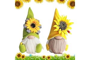 MAIBAOTEMBT Gnomes de Pâques, 2 Pièces Décoration de Lutin de Pâques, Peluche GNOME de Printemps, Pâques Décor Elfes Nains, Ornement de GNOME de Pâques, pour la Maison, la Ferme, la Famille, Cadeau de Fête (M2)