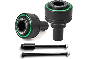 ZEXDDI Adatto per Ka-wasaki Z650 RS Z 650 2023 Ninja 650 Ninja 650 KRT Ninja 650L EX650 2017-2024 protezione anticaduta antiurto z650rs (verde)