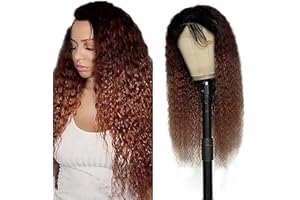 AIPLIANTFIS Parrucca donna capelli veri umani Brown 4X4 Lace Front Wig Wig Parrucche with Baby Hair Free Part Glueless Wig Parrucca Capelli Umani Unprocessed Virgin Hair Brown for Women 30 Inch