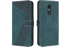 OKZone Funda para Xiaomi Redmi 5 Plus, PU Cuero Flip Carcasa Fundas Móvil de Tapa Libro Caso Piel PU para Xiaomi Redmi 5 Plus, Billetera Tarjetero Case Telefono Cubrir Móvil Phone Cover (Verde)