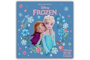 Disney Frozen – Offizieller Kalender 2026 – Wandkalender: Original Danilo-Kalender [Mehrsprachig] [Kalender] (Wall-Kalender)
