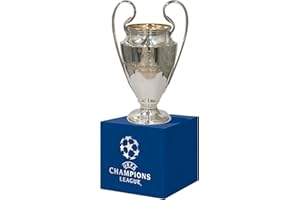 UEFA Unbekannt Replika Pucharu Champions League na Drewnianym Podeście, Srebrny, 45mm