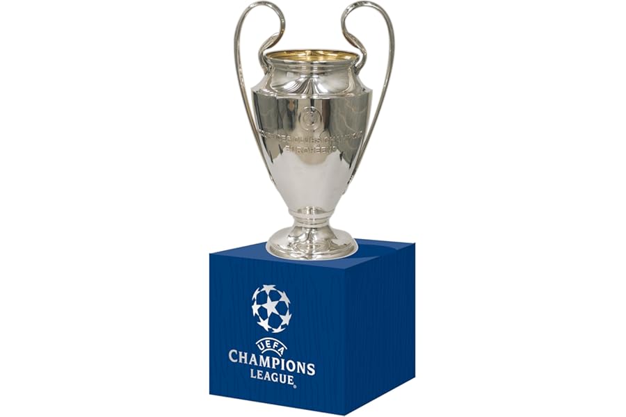 Amball UEFA Champions League Replica Trophy on podium - 45mm