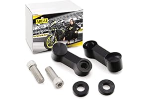 ‎AREA1 Area1 M10 Rechts + M10 Linksgewinde CNC Motorrad Rückspiegel Spiegel Arm Verlängerung Verbreiterung. kompatibel mit MT03 MT07 MT09 MT10 MT125 Tracer XT 1200 Tenere FZ6 FZ8 FZ1 XJ6SP Tricity WR