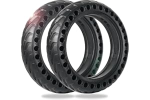 BABEJIA 2PCS Pneu 50/75-6.1 Trottinette Electrique, Améliorez votre Conduite avec Roues 8 1/2 x2 Tubless, Pneu Plein 8.5 Pouces Compatible avec Wispeed T855 et Xiaomi M365/Pro 2/3/3 Lite