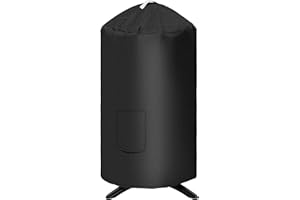 Utheer Round Grill Cover 19.5'' Dia for George Foreman GGR50B GFO3320 GFO240, Indoor Outdoor BBQ Electric Grills, Heavy Duty Waterproof BBQ Grill Cover