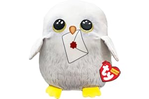 Ty Hedwig Harry Potter 10" Squishy Beanie | Soft Plush Toy for Kids | Collectible Cuddly Teddy Baby Stuffed Plushies