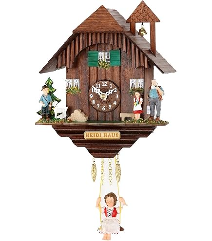 Horloge Pendulette Miniature Forêt Noire Trenkle - Maison Traditionnelle TU 61 SQ (Neuf)