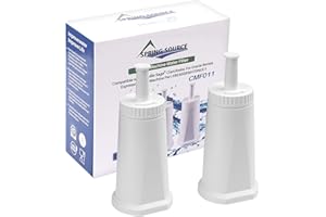 Tepimato 2 Pack Water Filter for Sage, TÜV SÜD Certified Coffee Machine Cartridge Replacement Filters for Sage Barista Express Pro Touch, Compatible with SES810, SES875, SES880, SES920, SES980, SES990