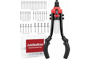 JoblikeBrez Pro nitångssats med 210 popnitar (2,4–6,4 mm)