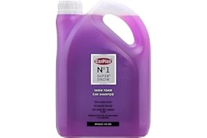 CarPlanSnow Shampoo in Schiuma per Auto, pH Neutro, Rimuovi Lo Sporco, Schiuma Densa, CarPlan N. 1 Super Snow, 2L