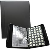 DOJA Barcelona | Album 2 Euro Coins | Commemorative Collecting Book with Template | 33x27x5cm | 480 Pockets for Two Euro | PU