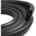 ESEWALAS 10Ft/20Ft Car Door Rubber Seal Strip with Top Bulb,Rubber Weather Seal,Automotive Weather Stripping Soundproofing Edge Guard Trim for Cars, Boats,RVs,Trucks and Home Applications (10 Feet)