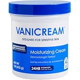 Vanicream Moisturizing Skin Cream Jar with Regular Cap - 1 lb | Formulated without common irritants for sensitive skin, resto