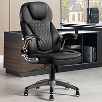 YOUTASTE Sedia da ufficio ergonomica con ruote, sedia girevole per computer, regolabile, senza braccioli, tavolo da toeletta, sedia da studio per casa, camera da letto, nera
