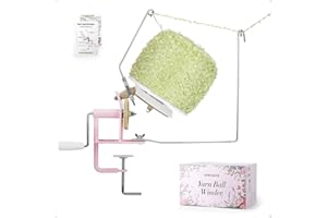 INMAKER Wollwickler, 10oz Große Kapazität Garnwickler für Häkeln, Helfer für Strickbegeisterte