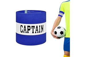 Mezeic Unisex Captain's Armband for Football, Adult & Junior Elastic Soccer Captain Armbands Team Sports Accessories