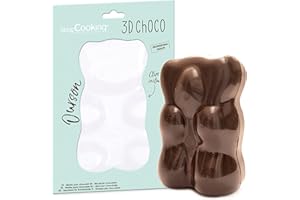 ScrapCooking - Moule Rigide Chocolat Ourson - Moule 3D Choco pour Créer Ourson Guimauve XXL - Accessoire Pâtisserie Qualité Professionnelle - 6756