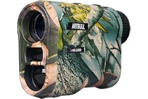 RANRAO Télémètre de pour golf chasse télémètre de tir à l'arc 6,5X pour la chasse à l'arc télémètres rechargeables(1000m)