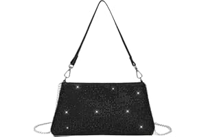 Valleycomfy Damen Clutch Elegante Brauttasche Diamant Handtasche Hochzeit Abendtasche Klatsch Tasche Cluthes