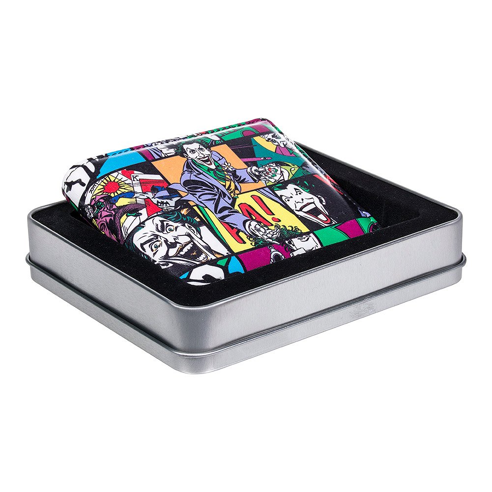 DC-Comics-The-Joker-Pop-Art-Geldbrse-mit-Geschenkdose-Mehrfarbig