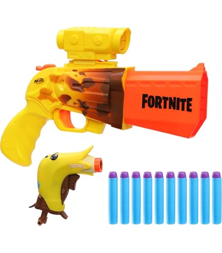 Nerf Blaster Fortnite - Micro Doggo, Pistola De Dardos Oficial Para Niños +8 Años