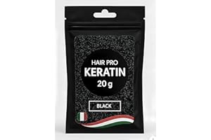 HAIRPRO EXTENSION HairPro Granuli di Colla alla Cheratina Italiana – Nero #1 | 20g per Extension Capelli e Tecniche di Fusione I-Tip