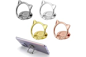 DAWRIS 4 szt. uchwyt pierścieniowy do telefonu komórkowego obracany o 360 stopni uniwersalny uchwyt na telefon komórkowy uchwyt na palec do iPhone 15 14 Pro Max Plus Samsung Huawei