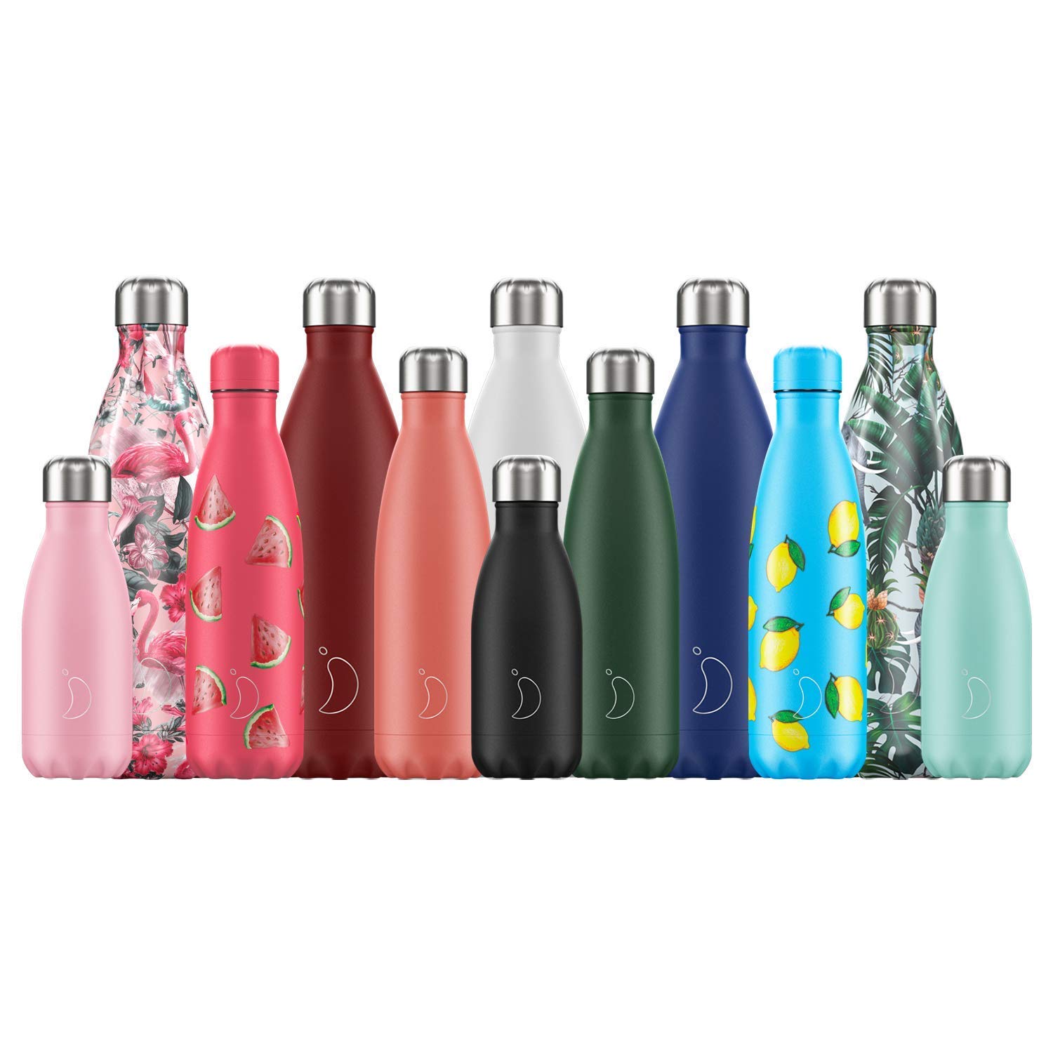 Bouteilles Chillys étanche Sans Fuites Acier Inoxydable Sans Bpa Bouteille Deau Réutilisable Double Paroi Isolée Sous Vide Garde Les