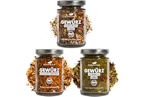 ‎BESSER IM GLAS Besser im Glas Gewürz Set | Stullen Gewürze Set | Bio Geschenkset im nachhaltigen Gewürzbehälter | Gewürzgläser Geschenk Einzug | Nachhaltige Alternative zu Gewürzdosen | Einzugsgeschenke Wohnung