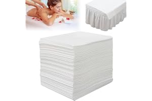 LEKEFETO 100 st engångslakan, massagebordsöverdrag, engångslakan av non-woven tyg för massagesängar, för spa massage sängar tatueringssalong-80 x 180 cm