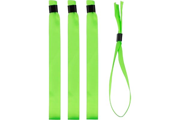 IBOO - 20 Bracelets d'Identification Vert Clair en tissu pour événements – Fermeture en plastique pour éviter le transfert – Bracelets en satin de qualité pour l'entrée des fêtes