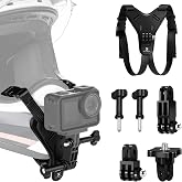 K&amp;F CONCEPT Mento Motorcycle Helmet Mount Compatible with GoPro Osmo Action | For GoPro Hero 13-7, Osmo Action 5 Pro/4/3/360,
