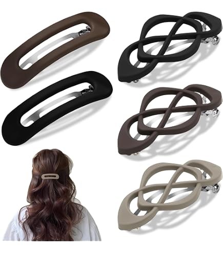 Jurxy Lot de 10 épingles à cheveux françaises rétro en métal pour femme - Barrettes à cheveux vintage en forme de feuille de bronze - Pour femme et fille