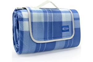 ‎ACTIVE FOREVER ACTIVE FOREVER Picknickdecke 150x195cm, Campingdecke Wasserdicht Unterseite Sandfrei, Tragbare Strandunterlage Outdoor Decke Picknickdecken für Park, Garten, Strand, Wandern, Reisen
