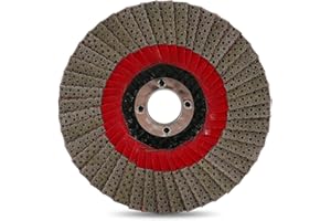Z-LION 4" Diamond Flap Sanding Disc Grit 60 Angle Grinder Flap Disc Wheel