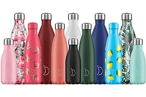 Botella De Agua De Chilly's - Acero inoxidable y reutilizable - Prueba de fugas, libre de transpiración - Burnt Yellow - 500ml