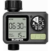 Bluefox Dijital Sulama Zamanlayıcı &ndash; Programlanabilir Bah&ccedil;e Sulama Cihazı, Otomatik Hortum &amp; Musluk Tipi Timer, LCD Ekran, Ma