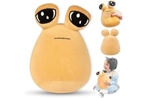 ZZRSYJ Animal Pou Doll,22cm Alien Pou Peluche Juguete de Pou Peluche Animal,Peluche Alien Pou,Alien Plushies,Peluche De Alien Pou,Alien para Peluches, para Regalos de cumpleaños de niños y niñas