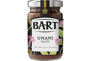 BART Umami Lot de 6 pots de pâte salée aux champignons et tomates Idéal pour une cuisine d'inspiration asiatique – Végétalien et sans gluten 95 g