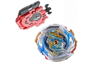 Ficho Battling Tops Spinning Top with Two-way Pull Wire Launcher Left and Right Rotation Novelty Toy Set Suitable for Boy's B-154, One Size