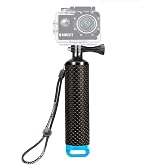 Homeet Floating Grip Buoy Handle Waterproof Monopod Hand Grip Float Selfie Stick Floating for Action Camera Sports Camera and