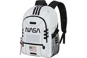 KARACTERMANIA NASA Spaceship-FAN Fight Rucksack 2.0, Weiß